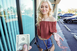 Public Pickups / Mofos - Anastasia Knight Blonde Braceface Fucks Outdoors